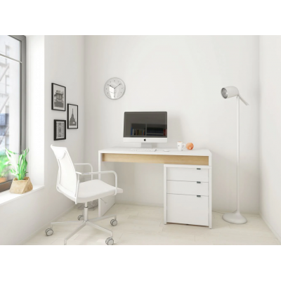 Chrono Desk 400922 (Natural Maple/White)